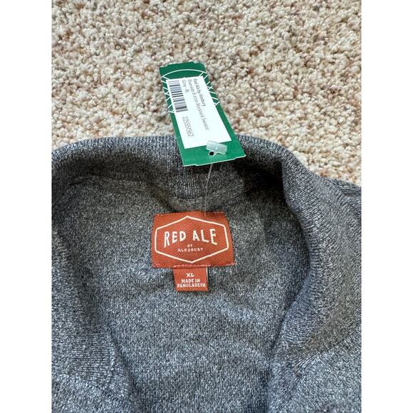 NWT - Red ALE lightweight mock neck sweater, size XL, 100% cotton - Picture 2 of 9